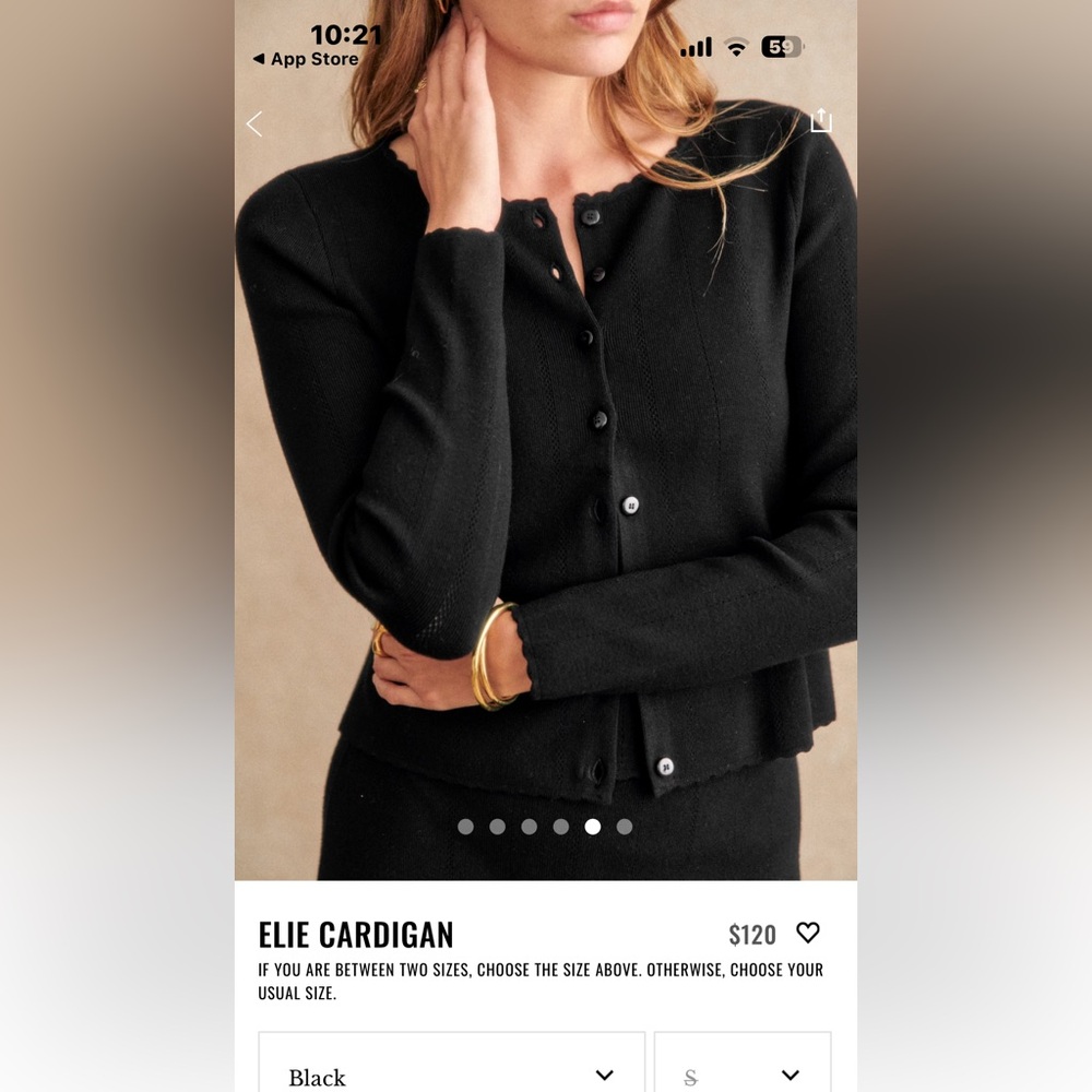 Sezane Elie cardigan